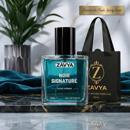 ZAVYA Noir Signature | Long-Lasting Men's Perfume | Inspired by Janan Sports | 50ml EDP