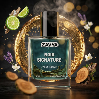 ZAVYA Noir Signature | Long-Lasting Men's Perfume | Inspired by Janan Sports | 50ml EDP