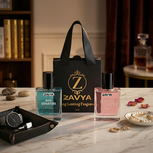 ZAVYA Signature Duo Bundle | Perfume Gift Set for Men & Women | 2x50ml EDP